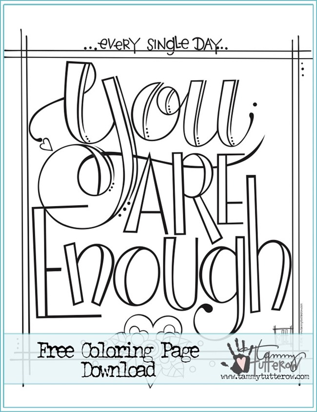 Quote Coloring Pages