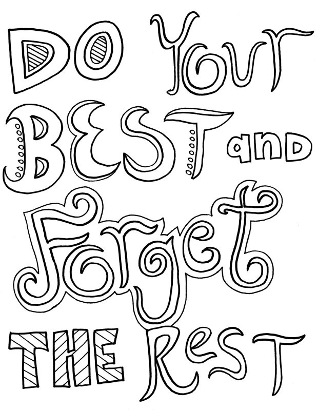 Inspirational Quotes Coloring Pages For Adults 618x799 Inspirational Quotes Coloring Pages For Adults
