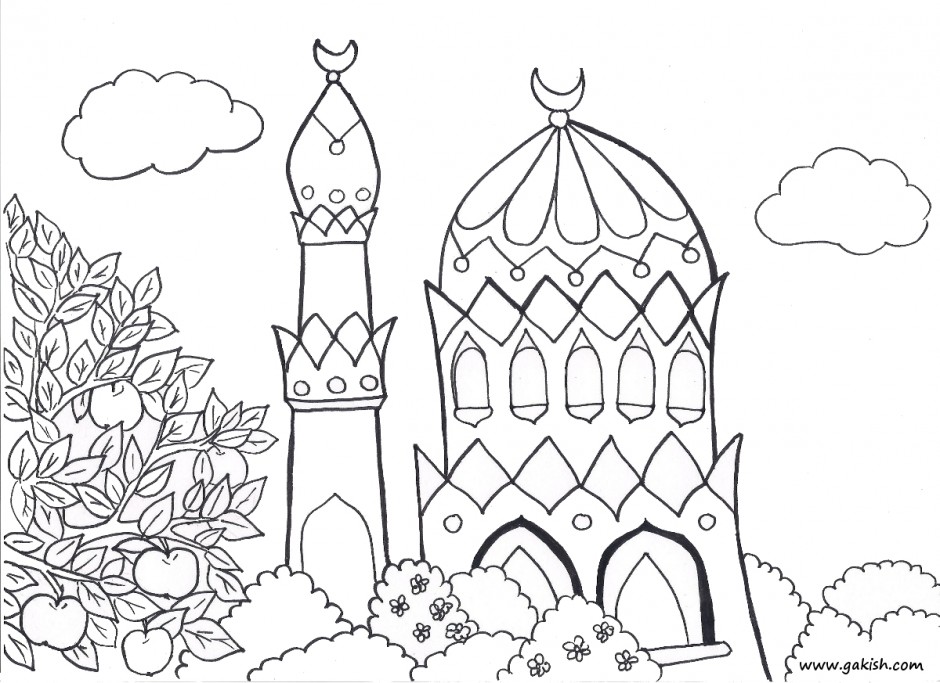 940x683 Islamic Coloring Books