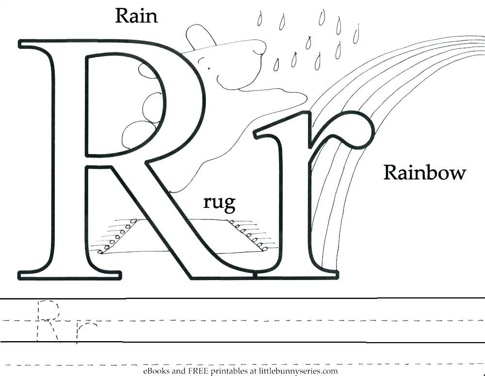 1000x776 Letter R Coloring Free Printable Letter C Coloring Pages Printable