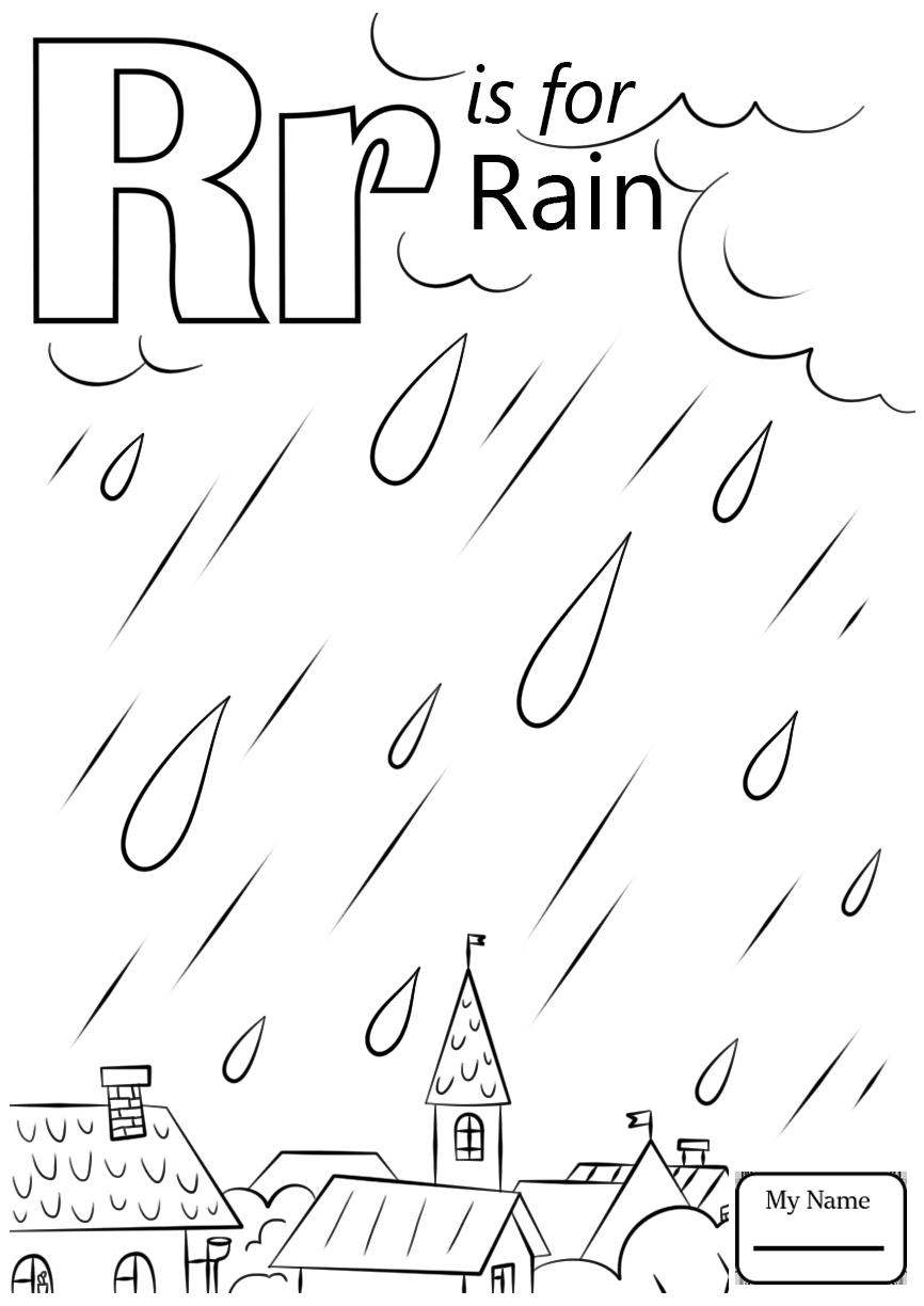866x1224 Letter R Coloring Pages Page 9 8848 Free