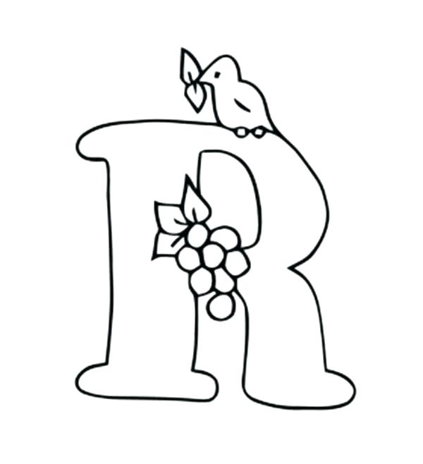600x658 Free Worksheets For Your Kids Alphabet R Coloring Page Coloring