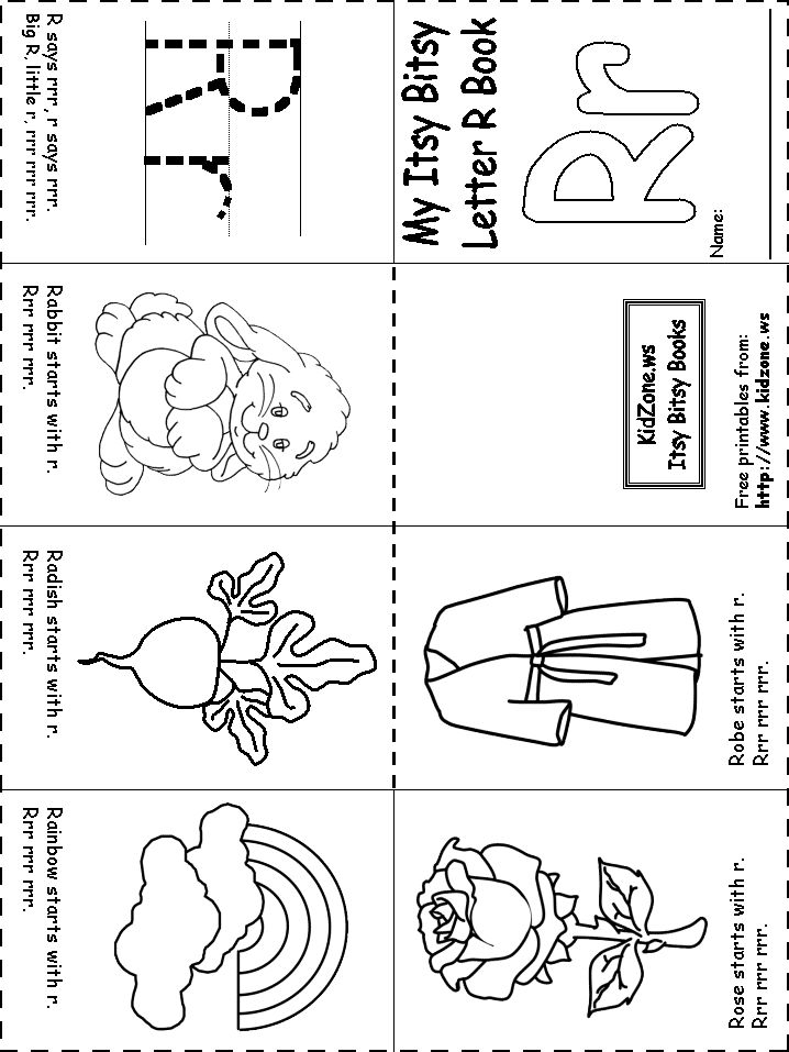 718x957 Letter R Activity For Preschool