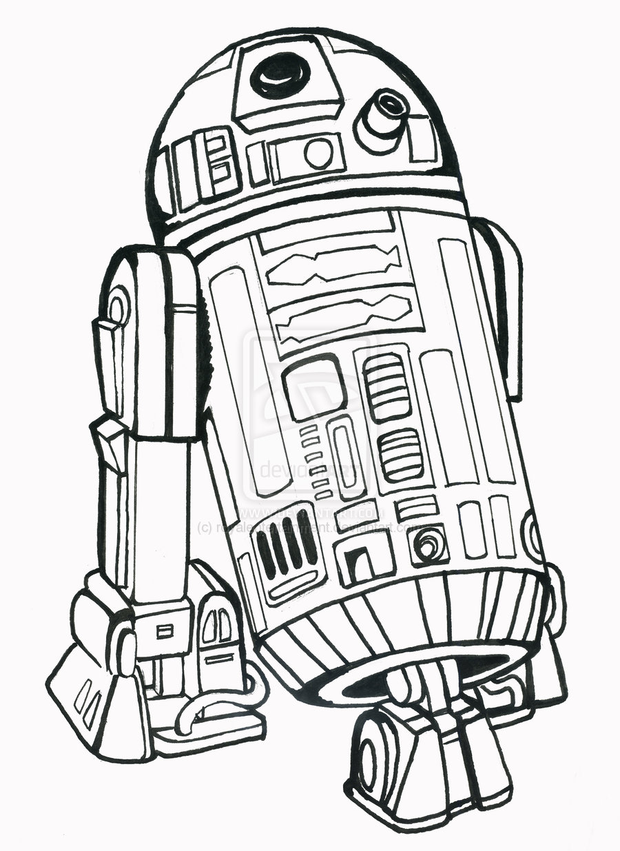 900x1235 R2d2 Coloring Page Pages And C3po Disney Family