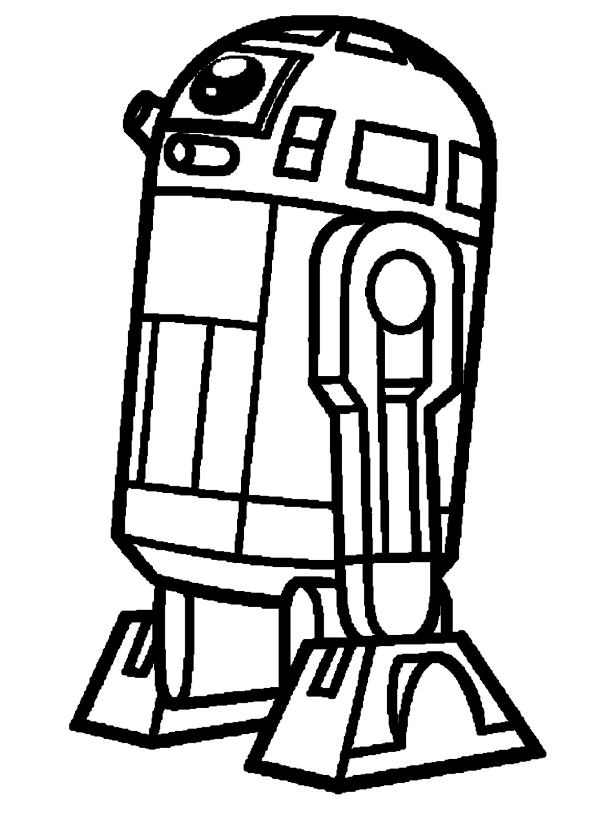 R2d2 Coloring Pages at GetColorings.com | Free printable colorings