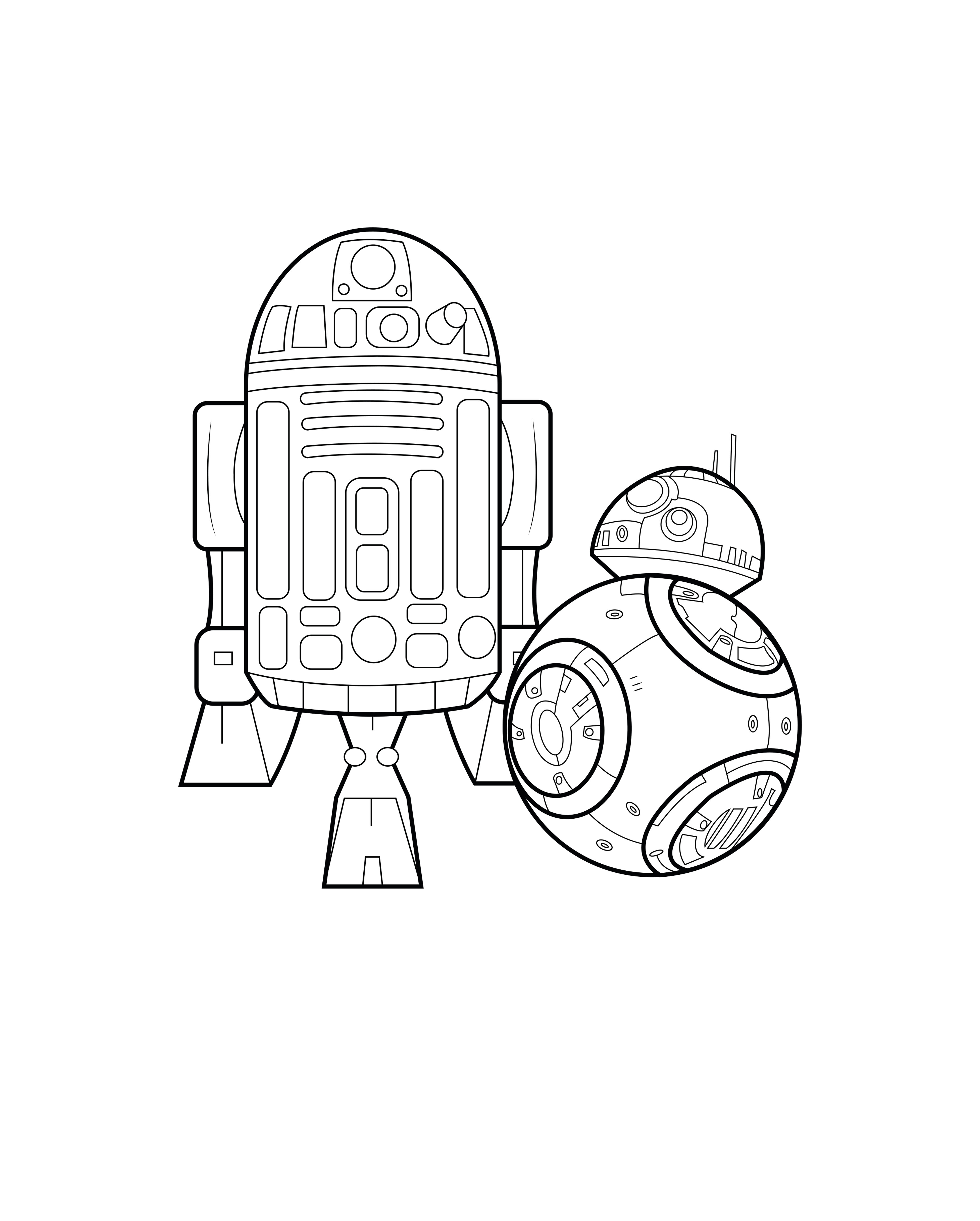 Dibujo Star Wars R2 D2 Para Pintar Dibujos Para Colorear | Porn Sex Picture