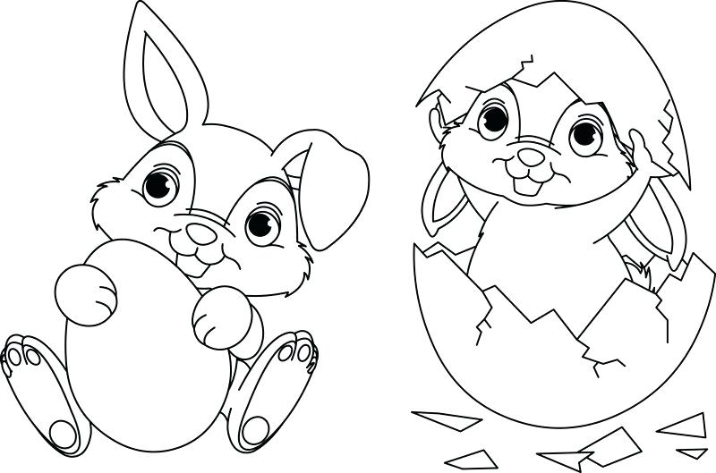 Rabbit Coloring Pages For Kids