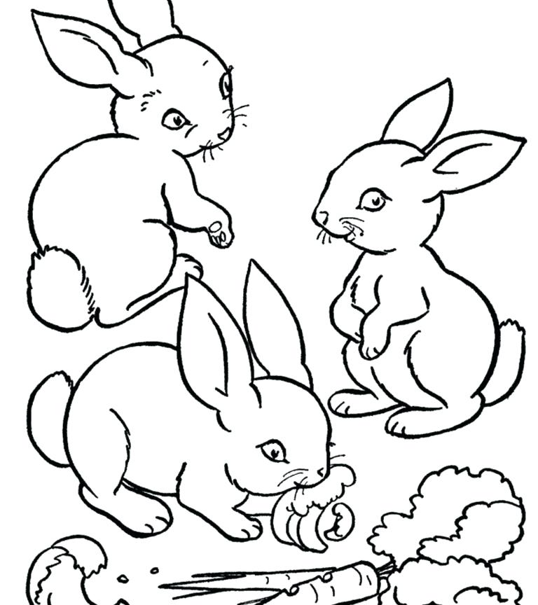 Rabbit Coloring Pages Free Printable at GetColorings.com | Free ...