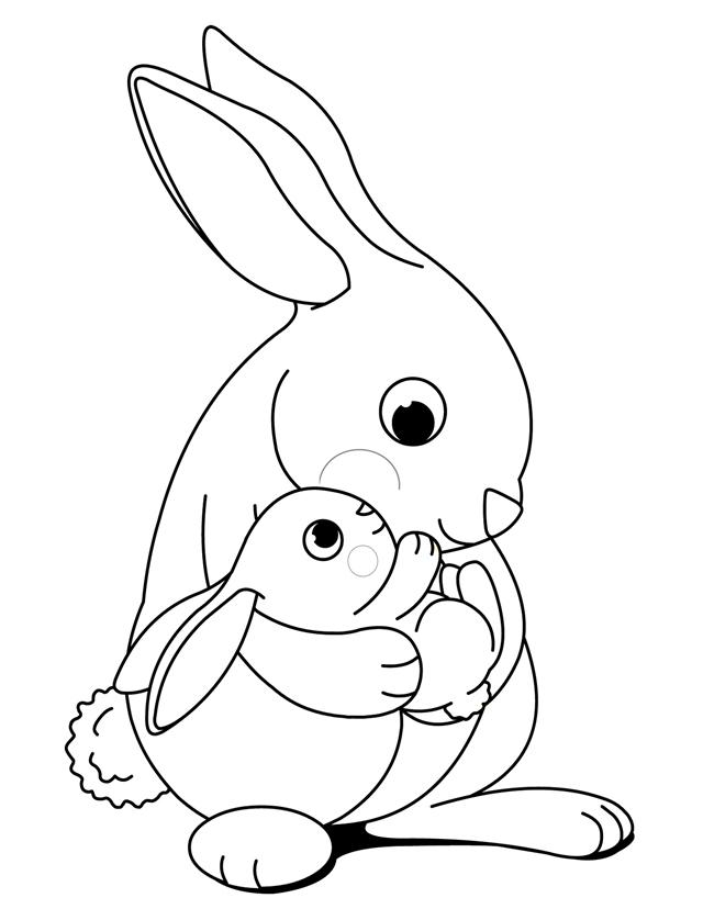 Bunny Coloring Pages Free Bunny Coloring Pages To Print Vitlt 640x828 Bunny Coloring Pages Free Bunny Coloring Pages To Print Vitlt