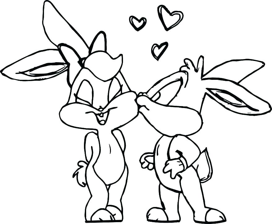 Rabbit Printable Coloring Pages 878x724 Rabbit Printable Coloring Pages