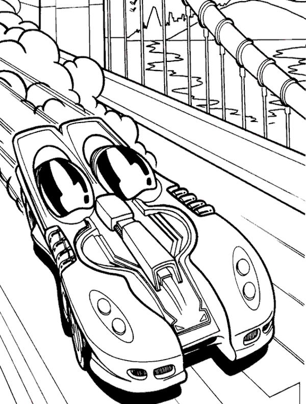 600x791 Track Race Car Coloring Page Race Car Craft