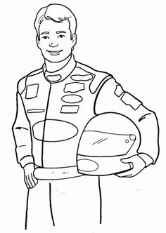 236x332 Nascar Driver And His Car Coloring Page Sports Coloring Pages