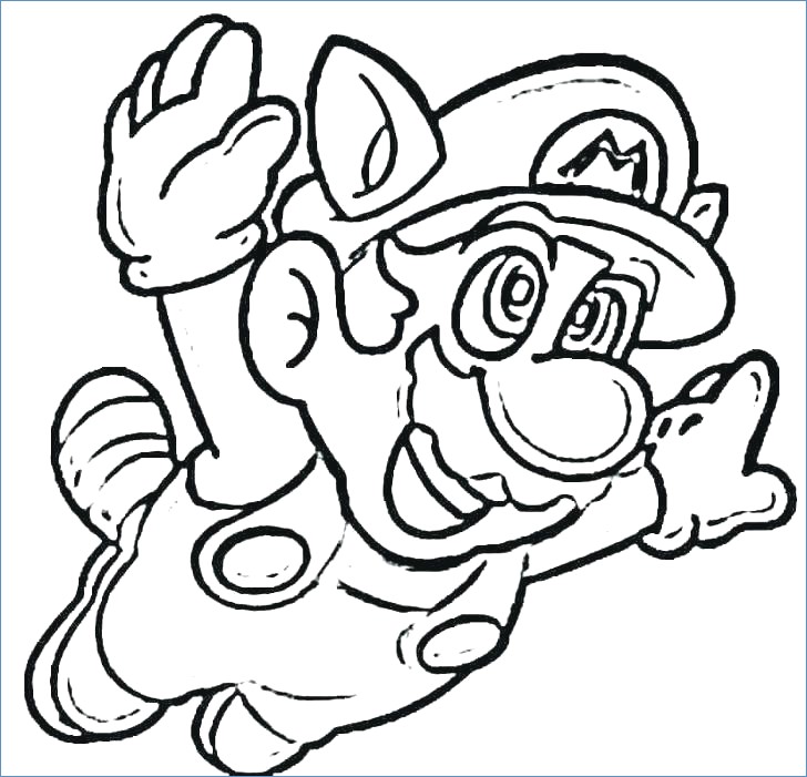 728x701 Mario Racing Coloring Pages