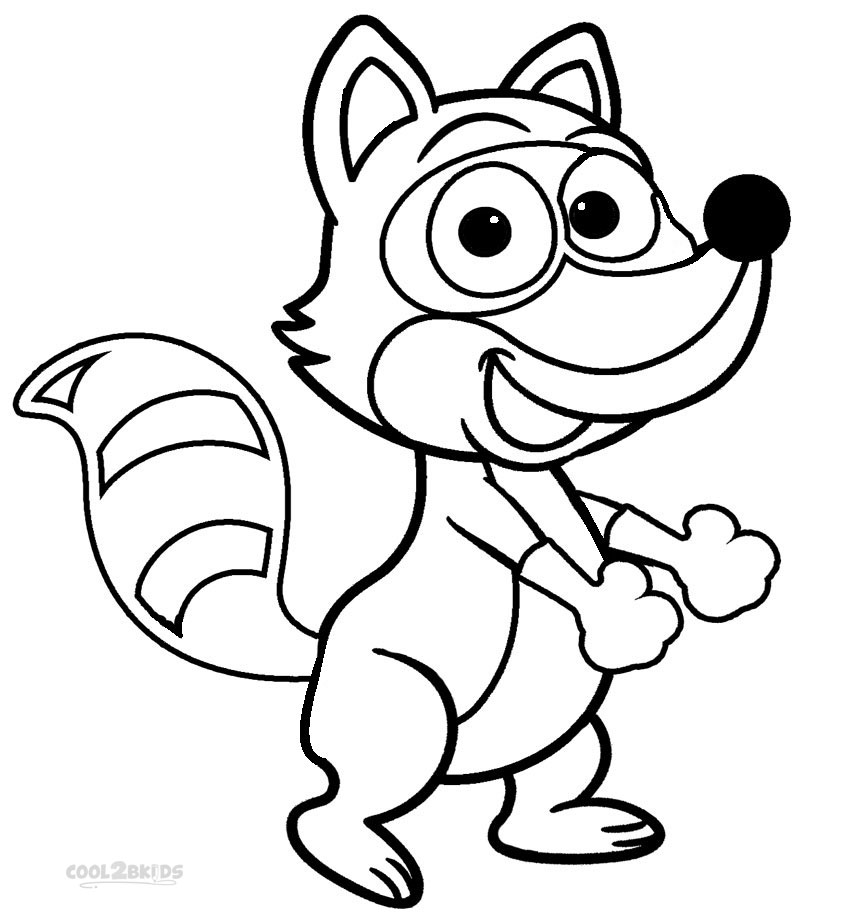 Raccoon Coloring Pages Printable Raccoon Coloring Pages For Kids 850x924 Raccoon Coloring Pages Printable Raccoon Coloring Pages For Kids