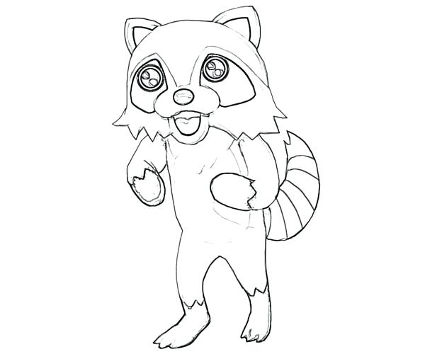 Racoon Coloring Page Zombie Raccoon Coloring Page Cute Raccoon 600x500 Racoon Coloring Page Zombie Raccoon Coloring Page Cute Raccoon