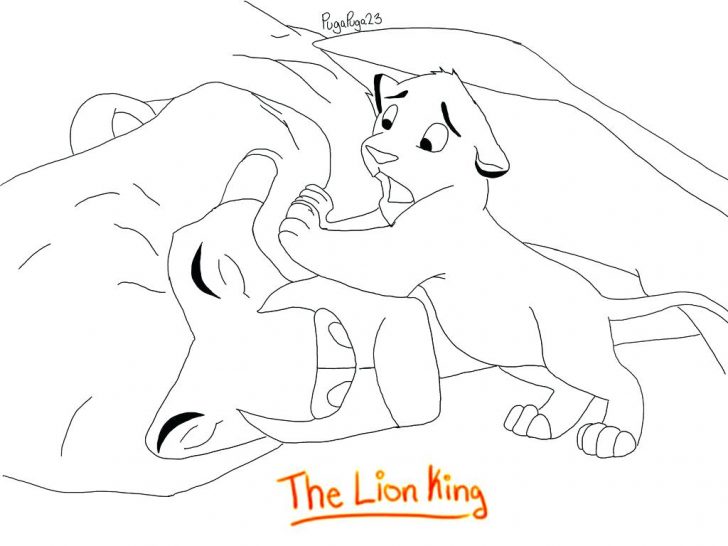 728x546 Lion King Coloring Pages Scar Poster Stock Photos Images Rafiki