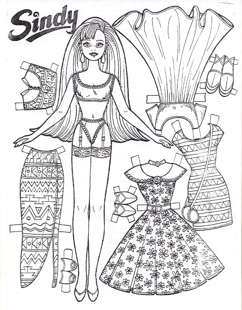 Free Printable Paper Doll Coloring Pages For Kids Printable 771x987 Free Printable Paper Doll Coloring Pages For Kids Printable