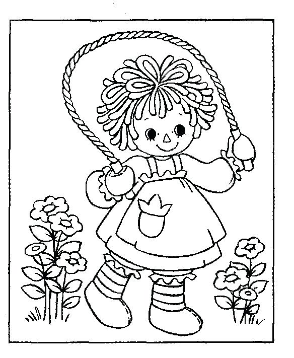 584x711 Raggedy Ann Coloring Pages Coloring Sheets Raggedy Coloring Pages