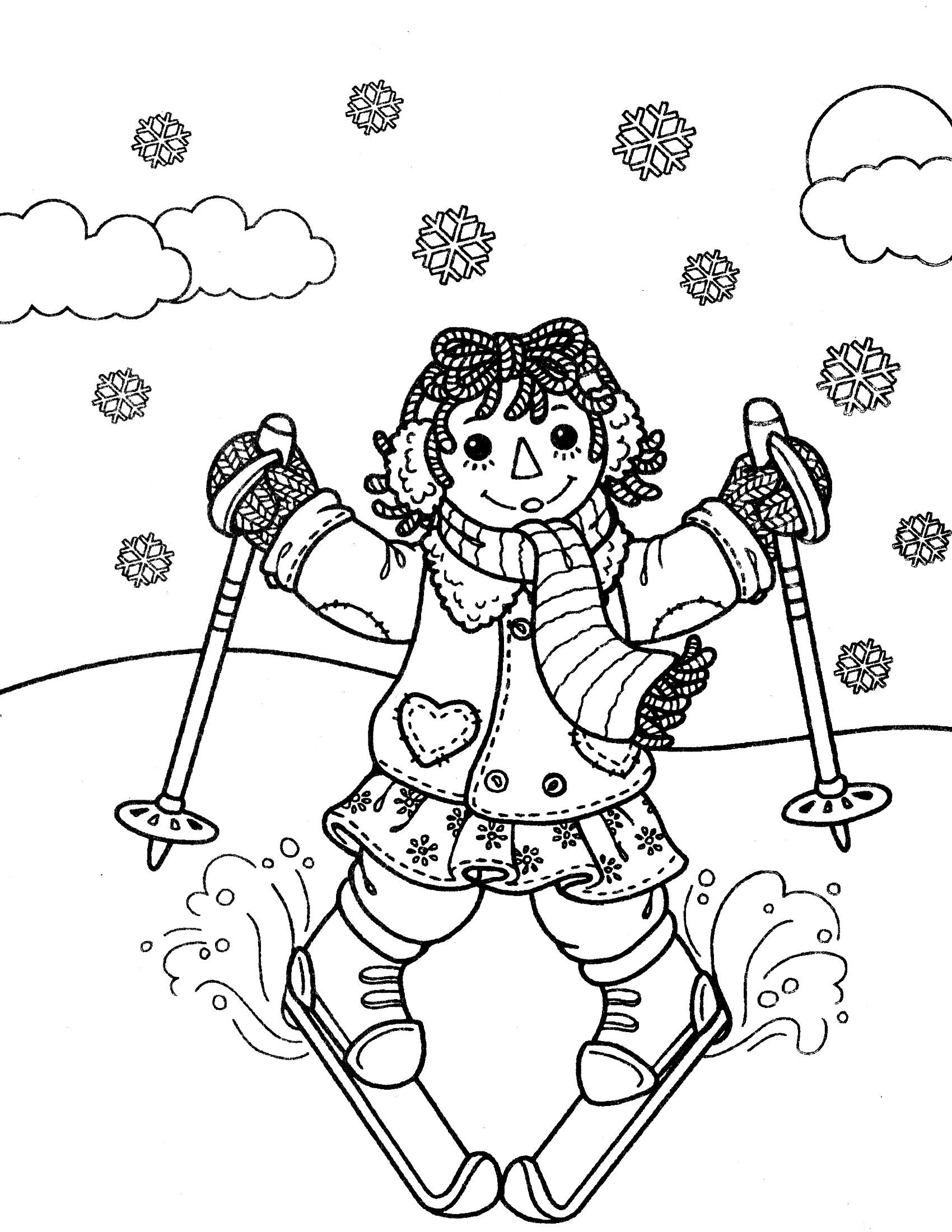 1700x2200 Last Minute Raggedy Ann Coloring Pages 364 Bes