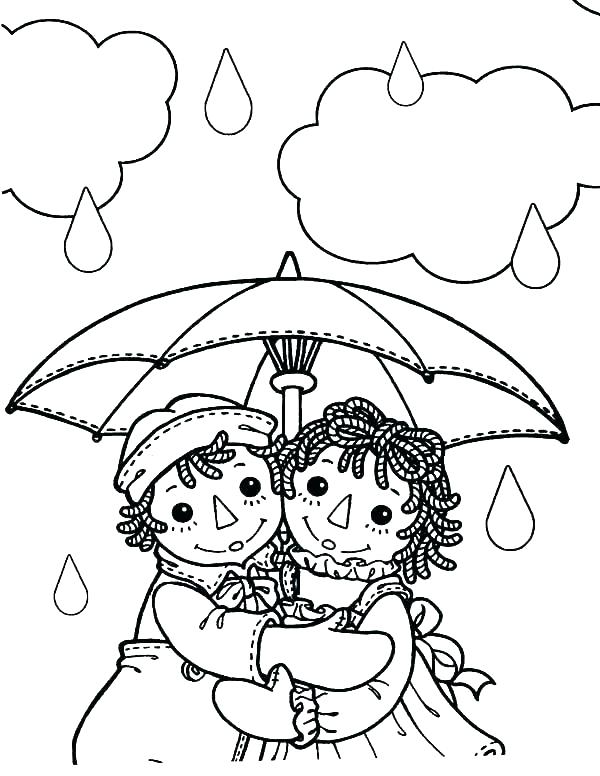 600x776 Printable Raggedy Ann And Andy Coloring Pages Under Umbre