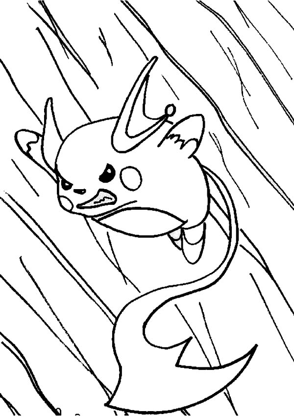 600x849 Raichu Coloring Page Coloring Page Pokemon Alola Forms Alolan