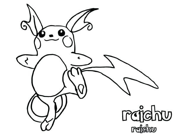 600x464 Raichu Coloring Pages Coloring Pages Mega Coloring Pages Coloring