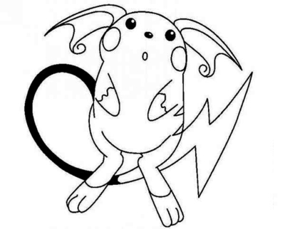 Pikachu And Raichu Coloring Pages Page Image Clipart Images 400x322 Pikachu And Raichu Coloring Pages Page Image Clipart Images