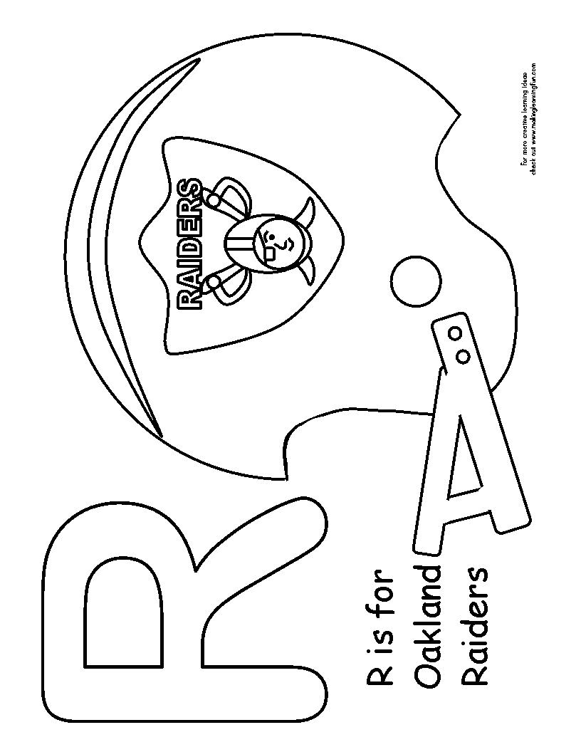 Raiders Coloring Pages
