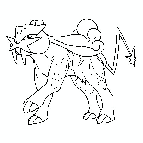 Raikou Coloring Pages