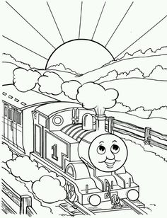 Railroad, Amazing Steam Train On Railroad Coloring Page 236x308 Railroad, Amazing Steam Train On Railroad Coloring Page
