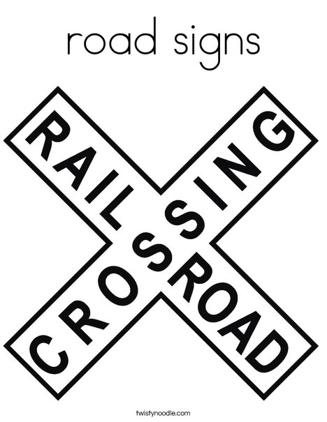 Road Signs Coloring Page 468x605 Road Signs Coloring Page