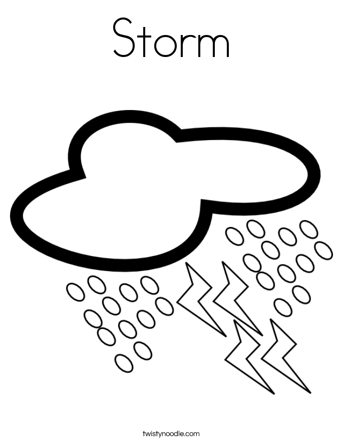 685x886 Storm Coloring Page