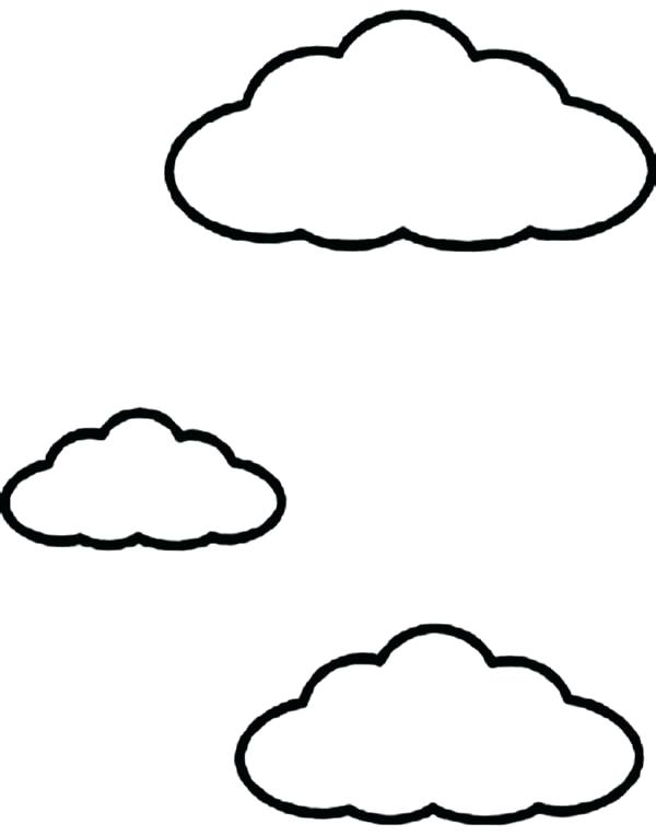 600x763 Cloud Coloring Pages Cloud Coloring Sheet Clouds Coloring Page