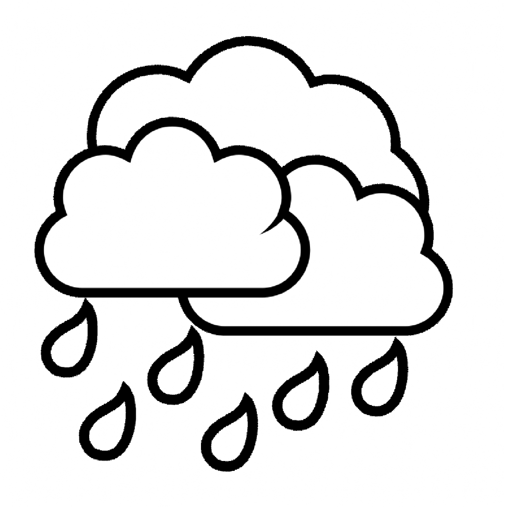 Rain Coloring Pages 1020x1024 Rain Coloring Pages