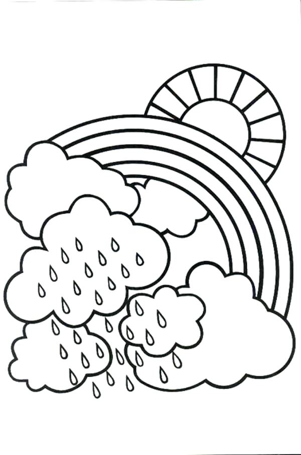 Rain Coloring Page 600x906 Rain Coloring Page