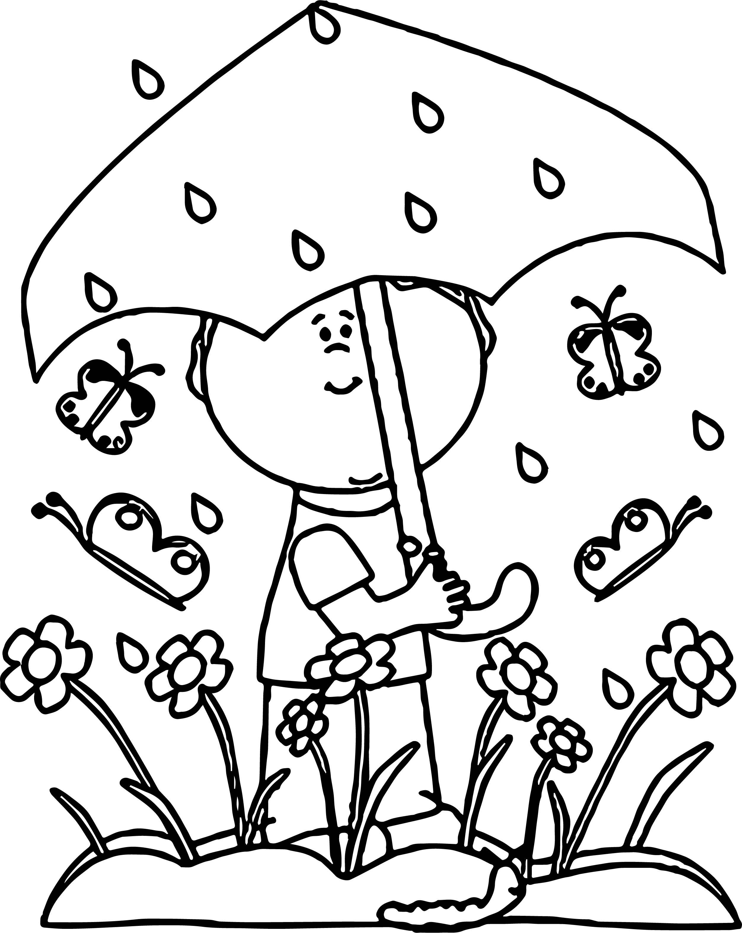 Spring Rain Coloring Pages 2503x3150 Spring Rain Coloring Pages