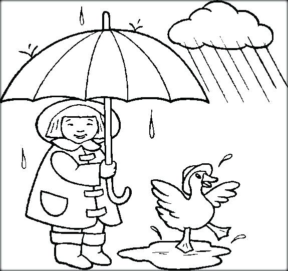 Weather Coloring Pages Weather Coloring Pages Kids In Rain A Free 575x541 Weather Coloring Pages Weather Coloring Pages Kids In Rain A Free