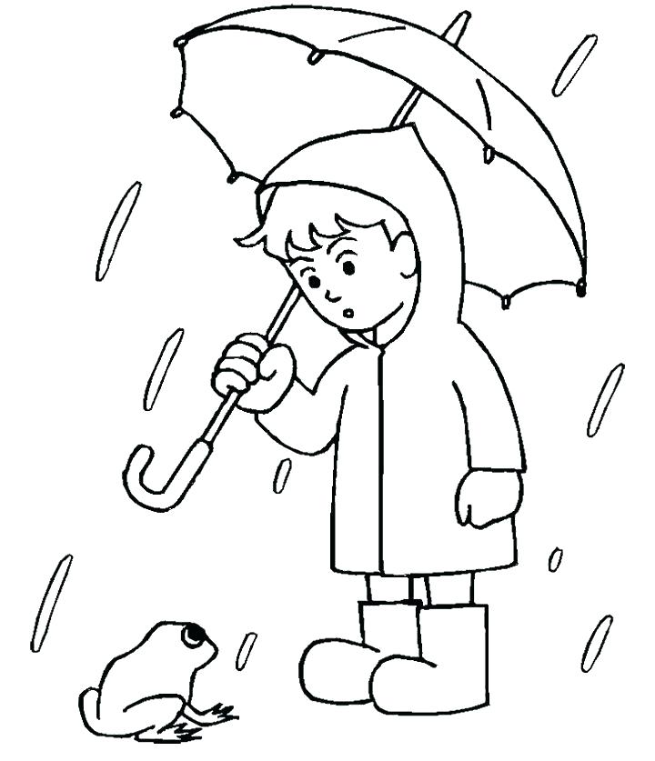 720x837 Rain Coloring Page Rain Coloring Page Coloring Page Rain Nature