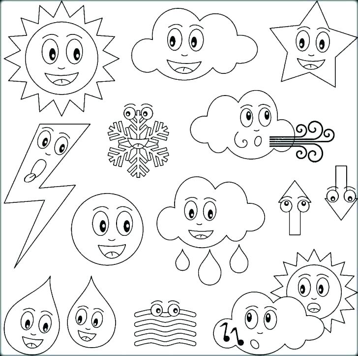 728x723 Weather Coloring Pages Coloring Pages Weather Instrument Coloring