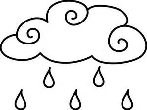 Rain Drop Coloring Page