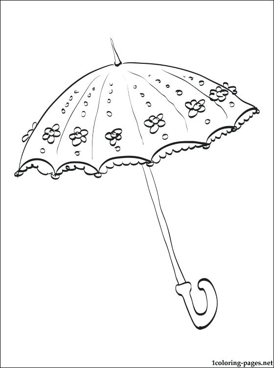 560x750 Raindrop Coloring Page Printable Umbrella Images Printable