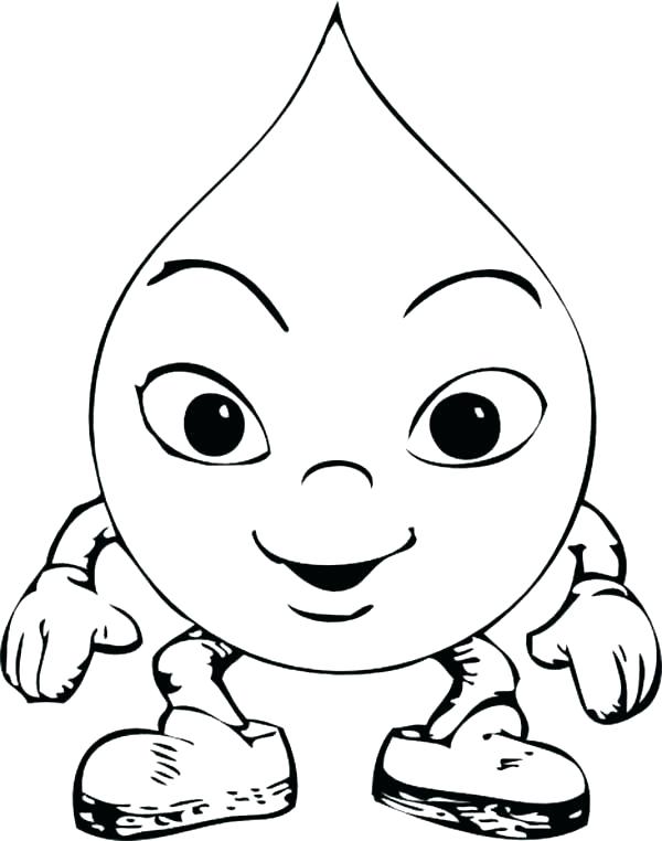 600x762 Raindrop Coloring Pages Raindrop Coloring Page Raindrop Coloring