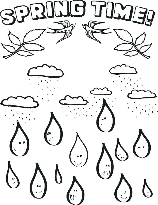 539x700 Raindrops Coloring Pages Raindrop Coloring Pages Raindrop Template