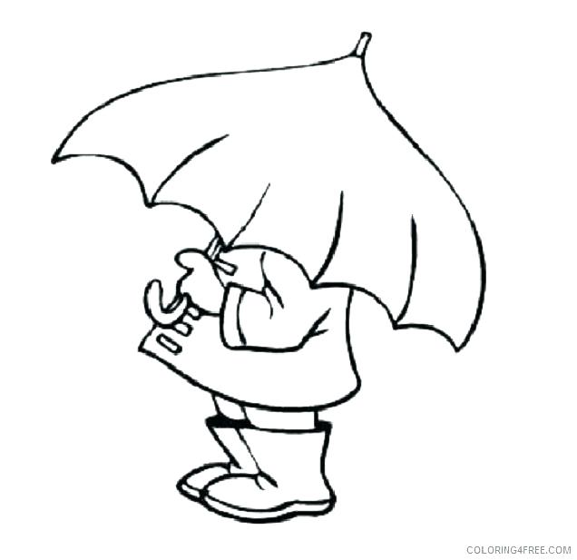 636x617 Umbrella Coloring Pages Nice Picture Of Raindrop And Umbrella