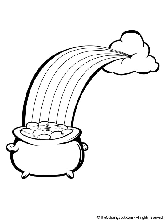 Printable Pot Of Gold St. Patty Craft, Sunday 540x720 Printable Pot Of Gold St. Patty Craft, Sunday