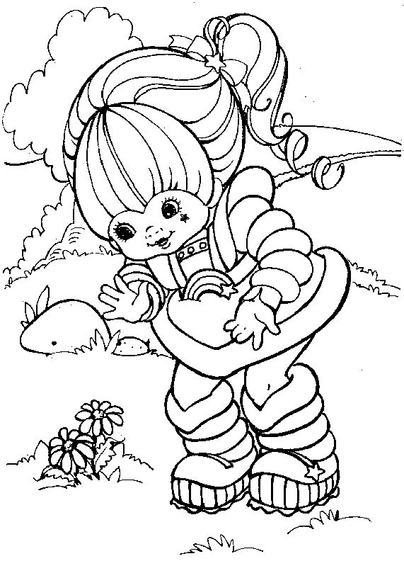 Rainbow Bright Coloring Pages