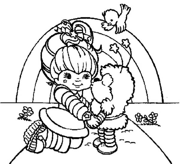 Twink Kiss Rainbow Brite Coloring Page Color Luna 600x545 Twink Kiss Rainbow Brite Coloring Page Color Luna