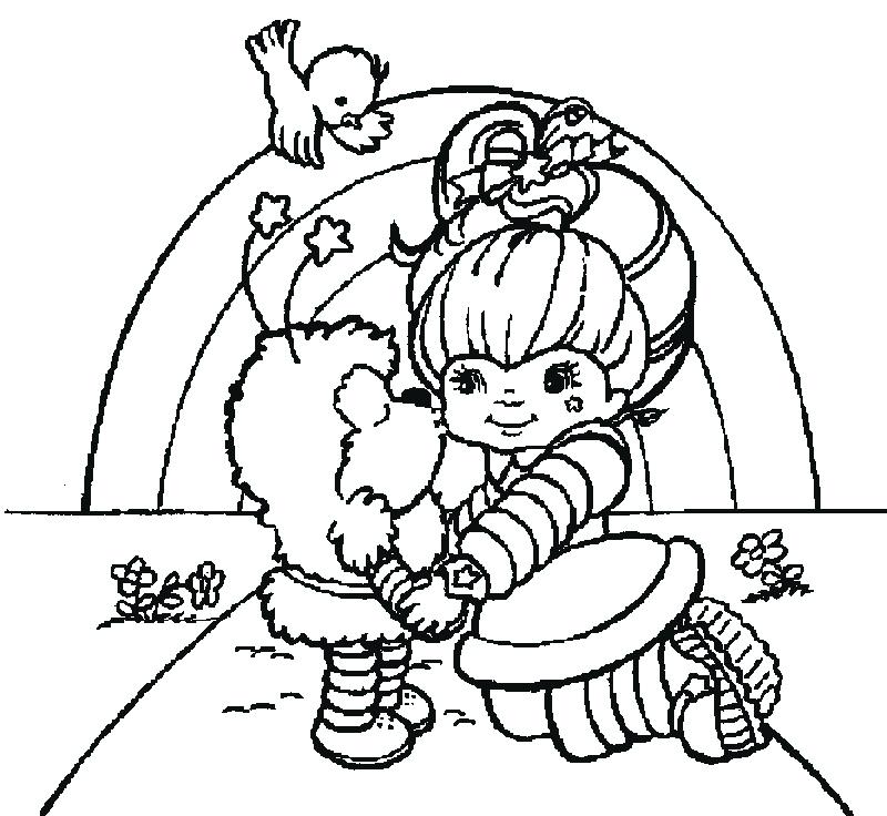 800x736 Rainbow Coloring Page Image Images Rainbow Brite Coloring Book