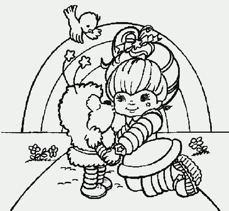 800x736 Rainbow Brite Coloring Page Many Interesting Cliparts