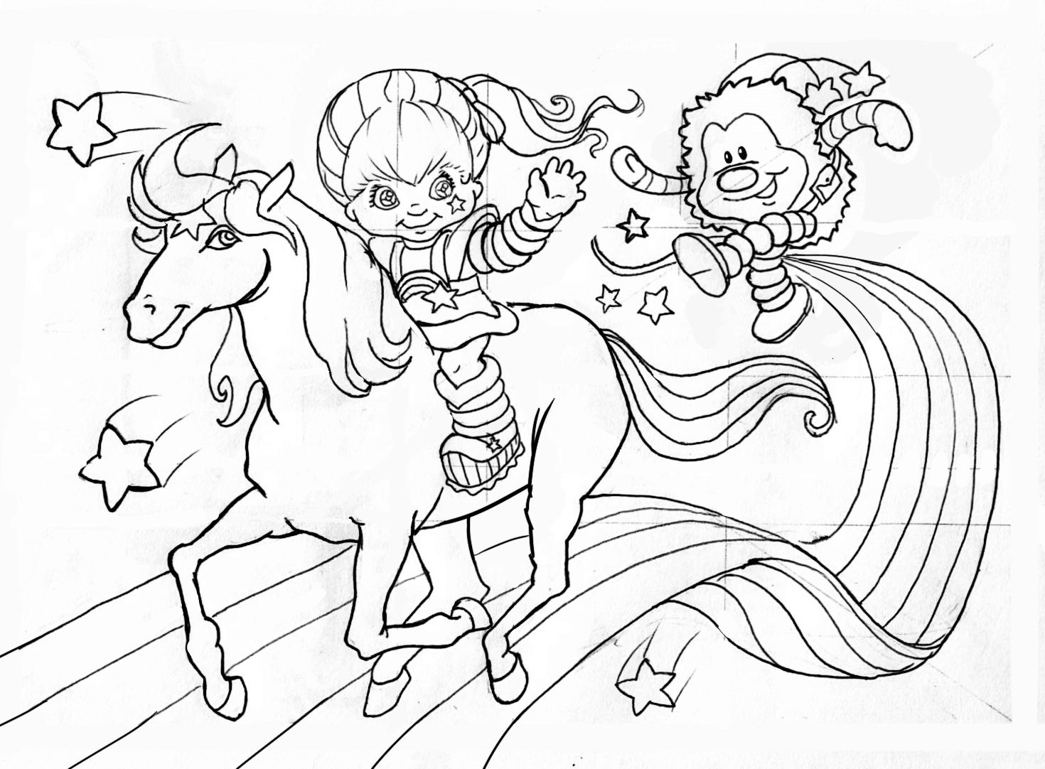 1470x1082 Rainbow Brite Coloring Pages